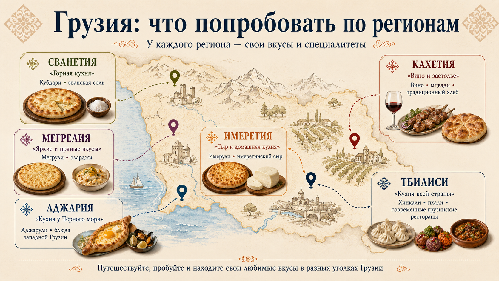 что попробовать по регионам