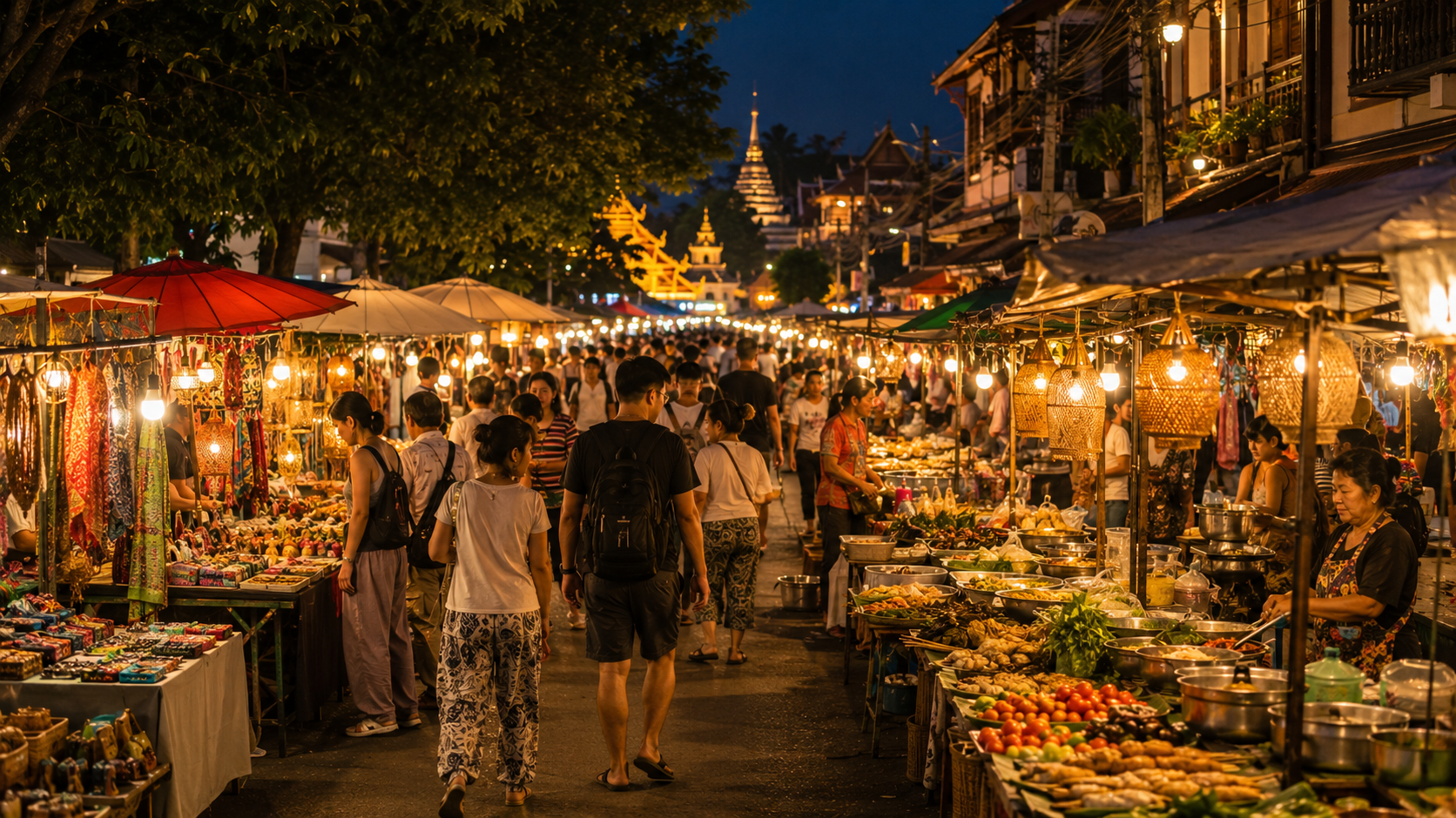 Ночные рынки - Sunday Walking Street