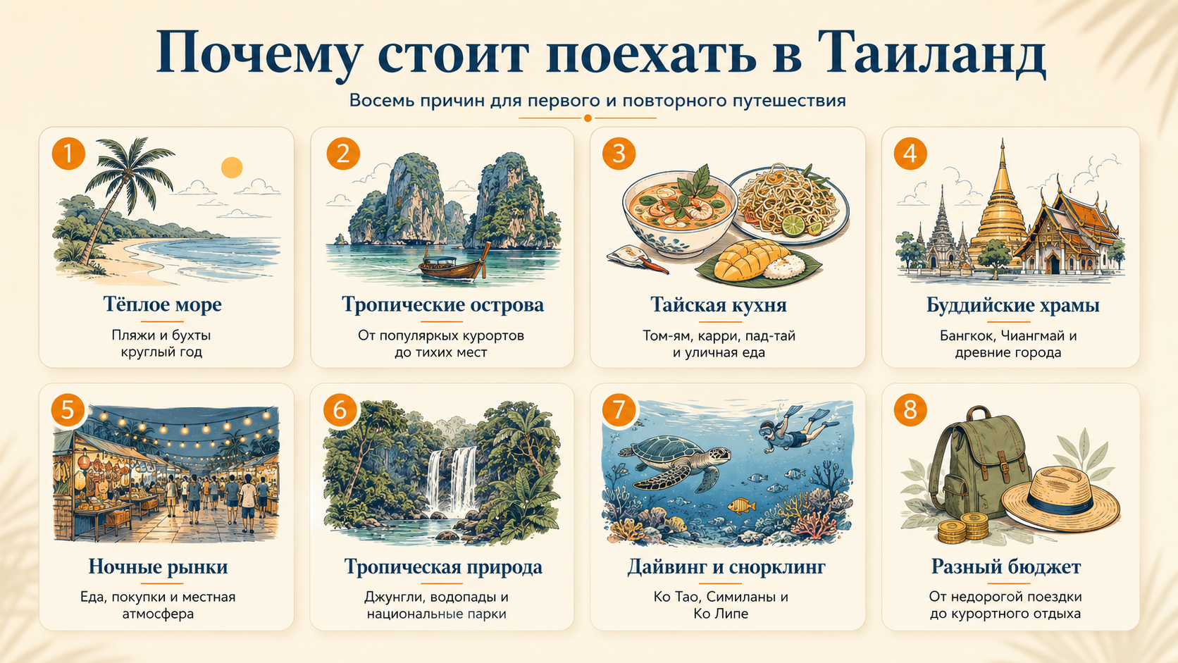 Почему стоит поехать в Таиланд