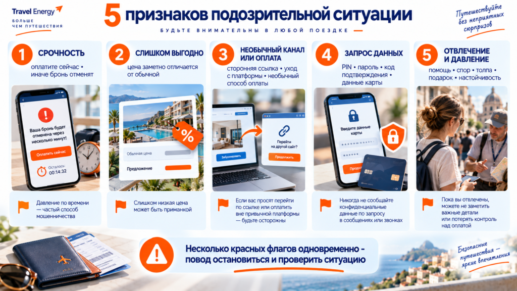 5 признаков подозрительной ситуации